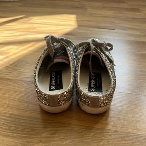 Golden Goose glitter sneak mules